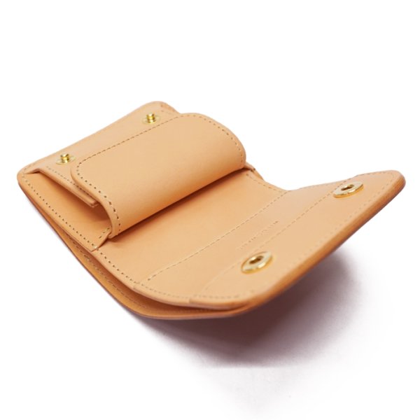 画像5: WILD SWANS(ワイルドスワンズ)CASA(カーサ)コンパクトウォレット/Natural(ナチュラル)"シェルコードバン"×Natural(ナチュラル)"ブッテーロ" (5)