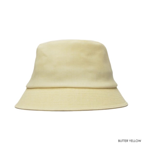 画像2: O/EIGHTH(オーエイス)Type Y HAT (タイプ・Y)”Tropical Wool" / Butter Yellow(バターイエロー)・Black(ブラック) (2)
