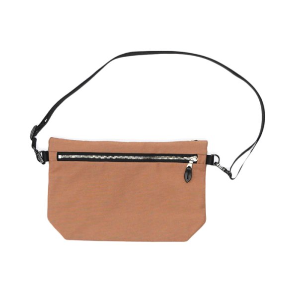 画像4: STANDARD SUPPLY(スタンダードサプライ)W ZIP SHOULDER M(ダブルジップショルダー”M”)Cotton Nylon "SIMPLICITY" / Mocha(モカ)・Navy(ネイビー) (4)