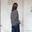 画像8: SAINT JAMES（セントジェームス）MORLAIX LOOSE（モーレ ルーズ）”Women" / ECUME×ENCRE（ミルキーホワイト×ブルーネイビー） (8)