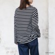 画像9: SAINT JAMES（セントジェームス）MORLAIX LOOSE（モーレ ルーズ）”Women" / ECUME×NOIR（ミルキーホワイト×ブラック） (9)