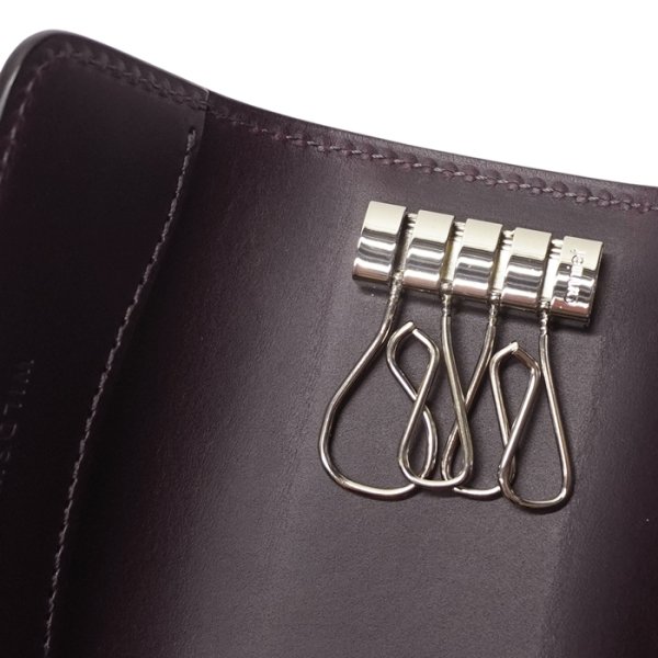 画像6: WILD SWANS(ワイルドスワンズ)CLIPPERIII(クリッパー3)キーケース/Black(ブラック)"ホーウィンコードバン×Purple(パープル)"ブッテーロ" (6)