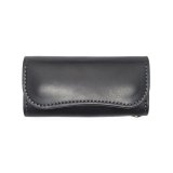 WILD SWANS（ワイルドスワンズ）CLIPPERIII（クリッパー3）キーケース/Black（ブラック）"シェルコードバン×Purple（パープル）"ブッテーロ"