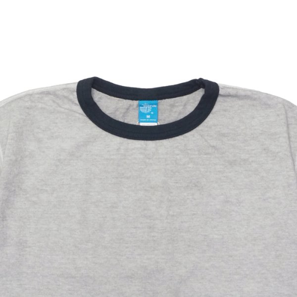 画像5: Good On(グッドオン)Short Sleeve Black Ringer Tee(ショートスリーブ ブラックリンガーTシャツ)"Reactive Dye" / Ajisai(アジサイ)※サイズLのみ (5)