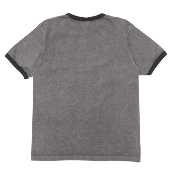 画像3: Good On（グッドオン）Short Sleeve Black Ringer Tee（ショートスリーブ ブラックリンガーTシャツ）"Reactive Dye" / Grey（グレー）・Ahs Grey（アッシュグレー）・Ajisai（アジサイ） (3)