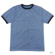 画像4: Good On（グッドオン）Short Sleeve Black Ringer Tee（ショートスリーブ ブラックリンガーTシャツ）"Reactive Dye" / Grey（グレー）・Ahs Grey（アッシュグレー）・Ajisai（アジサイ） (4)