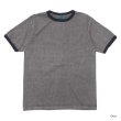 画像2: Good On（グッドオン）Short Sleeve Black Ringer Tee（ショートスリーブ ブラックリンガーTシャツ）"Reactive Dye" / Grey（グレー）・Ahs Grey（アッシュグレー）・Ajisai（アジサイ） (2)