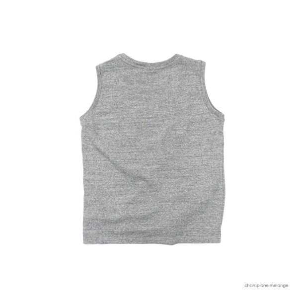 画像5: FilMelange(フィルメランジェ)ELLENI 2(エレニ 2:クルーネックノースリーブ)"Vintage Tenjiku"  / White(ホワイト)・Campione melange(カンピオーネメランジェ) (5)