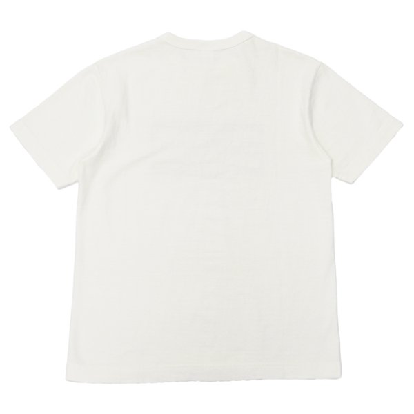 画像2: BARNS OUTFITTERS (バーンズアウトフィッターズ) "STANDARD" TSURI-AMI Crew Print T-Shirt (吊り編みクループリントTシャツ)"CALIFORNIA" / White(ホワイト) (2)