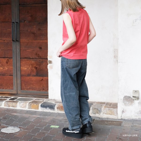 画像13: FilMelange(フィルメランジェ)ETHEL(エセル:モックネックノースリーブ)"Vintage Tenjiku"  / 4Colors(全4色展開) (13)