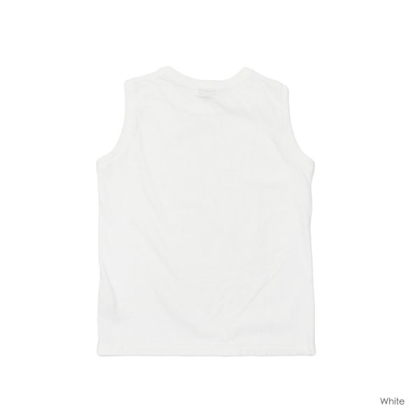 画像3: FilMelange(フィルメランジェ)ELLENI 2(エレニ 2:クルーネックノースリーブ)"Vintage Tenjiku"  / White(ホワイト)・Campione melange(カンピオーネメランジェ) (3)