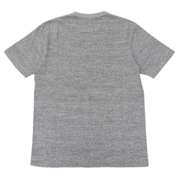 画像2: BARNS OUTFITTERS (バーンズアウトフィッターズ) "STANDARD" TSURI-AMI Crew Print T-Shirt (吊り編みクループリントTシャツ)"BIG-SUN" / Grey (グレー) (2)