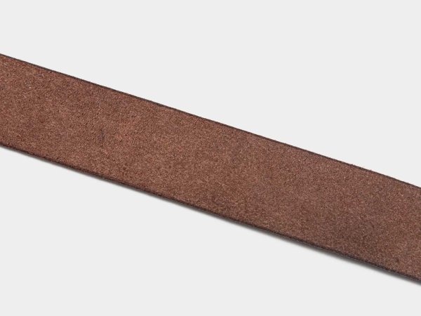 画像5: BEORMA(ベオーマ)25mm BRITISH PASTURE SUEDE(ブリティッシュパスチャースエード25mmベルト)/ Dark Brown(ダークブラウン) (5)