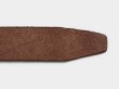 画像7: BEORMA（ベオーマ）25mm BRITISH PASTURE SUEDE（ブリティッシュパスチャースエード25mmベルト）/ Dark Brown（ダークブラウン） (7)