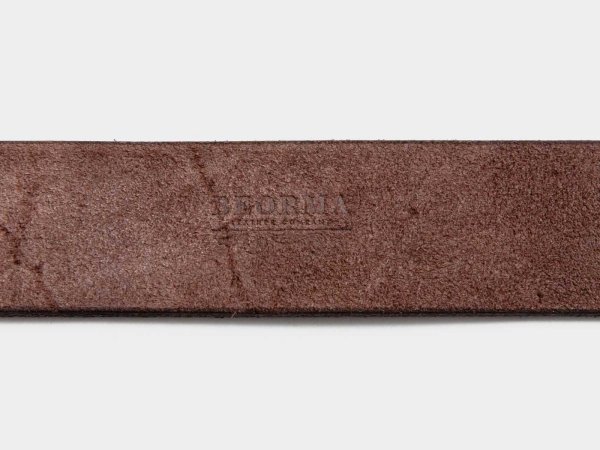 画像4: BEORMA(ベオーマ)25mm BRITISH PASTURE SUEDE(ブリティッシュパスチャースエード25mmベルト)/ Dark Brown(ダークブラウン) (4)