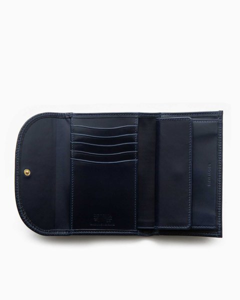 画像2: BEORMA(ベオーマ)ORIGINAL 3FOLD WALLET(オリジナル 3つ折りウォレット)/ Navy(ネイビー) (2)