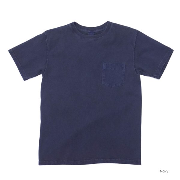 画像4: SIERRA DESIGNS(シエラデザイン)60/40 1st LOGO POCKET CREW TEE(60/40 ファーストロゴポケットTシャツ)"Made by Good On" / Navy(ネイビー)・Natural(ナチュラル) (4)