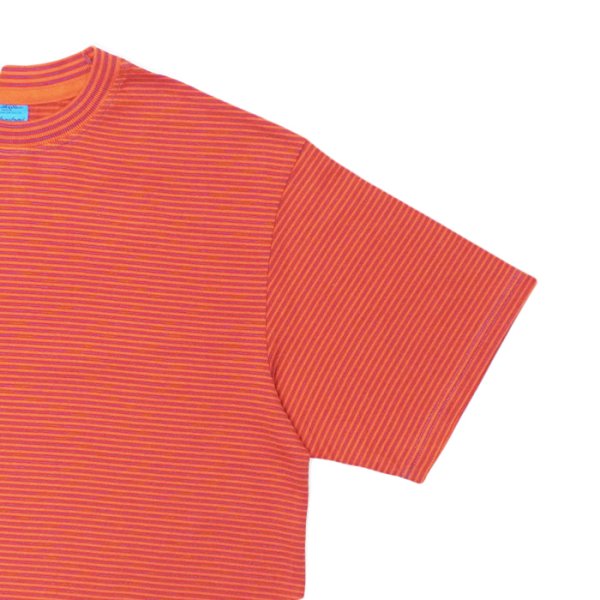 画像7: Yonetomi NEW BASIC（ヨネトミニューベーシック）GARMENT DYE BORDER T-SHIRT（ガーメントダイボーダーTシャツ）/ Navy White（ネイビーホワイト）・Orange Blue（オレンジブルー） (7)