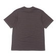 画像5: Yonetomi NEW BASIC（ヨネトミニューベーシック）GARMENT DYE BORDER T-SHIRT（ガーメントダイボーダーTシャツ）/ Brown Blue（ブラウンブルー）・Black Navy（ブラックネイビー） (5)