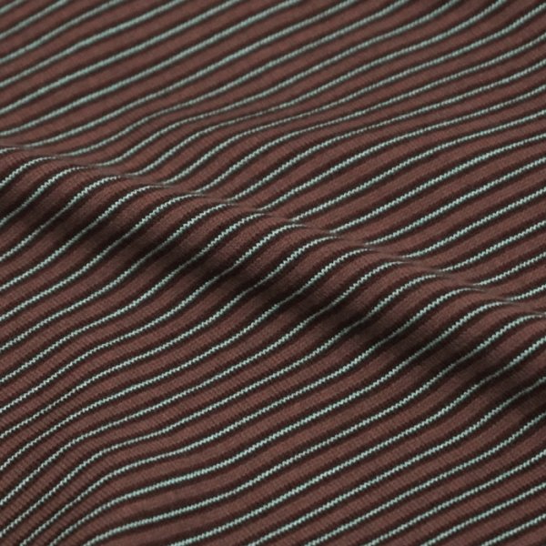 画像10: Yonetomi NEW BASIC（ヨネトミニューベーシック）GARMENT DYE BORDER T-SHIRT（ガーメントダイボーダーTシャツ）/ Brown Blue（ブラウンブルー）・Black Navy（ブラックネイビー） (10)