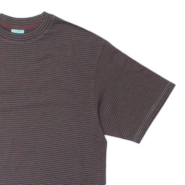 画像7: Yonetomi NEW BASIC（ヨネトミニューベーシック）GARMENT DYE BORDER T-SHIRT（ガーメントダイボーダーTシャツ）/ Brown Blue（ブラウンブルー）・Black Navy（ブラックネイビー） (7)