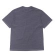 画像3: Yonetomi NEW BASIC（ヨネトミニューベーシック）GARMENT DYE BORDER T-SHIRT（ガーメントダイボーダーTシャツ）/ Navy White（ネイビーホワイト）・Orange Blue（オレンジブルー） (3)