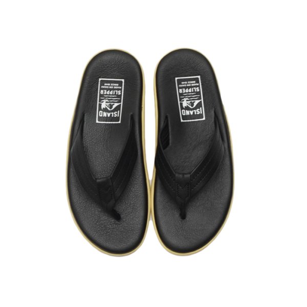 画像4: ISLAND SLIPPER(アイランドスリッパ)PT202(レザートングサンダル)/ Black(ブラック) (4)