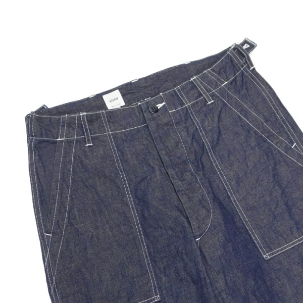 画像3: ARAN（アラン）BAKER PANTS（ベイカーパンツ）"10oz DENIM" / Indigo（インディゴ）【裾上げ無料】 (3)