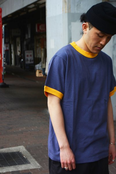 画像7: FilMelange(フィルメランジェ)VOLKER 2(ヴォルカー 2)"ヴィンテージ天竺" / Fade Navy(フェードネイビー) (7)