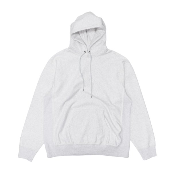画像1: blurhms ROOTSTOCK（ブラームスルーツストック）Soft&Hard Sweat Hoodie Pullover（ソフト&ハードスウェットフーディプルオーバー）/ Heather White（ヘザーホワイト） (1)