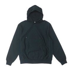 blurhms ROOTSTOCK（ブラームスルーツストック）Soft&Hard Sweat Hoodie Pullover（ソフト&ハードスウェットフーディプルオーバー）/ Black Green（ブラックグリーン）