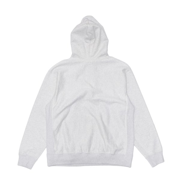 画像2: blurhms ROOTSTOCK(ブラームスルーツストック)Soft&Hard Sweat Hoodie Pullover(ソフト&ハードスウェットフーディプルオーバー)/ Heather White(ヘザーホワイト) (2)
