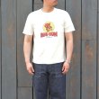 画像7: BARNS OUTFITTERS (バーンズアウトフィッターズ) "STANDARD" TSURI-AMI Crew Print T-Shirt (吊り編みクループリントTシャツ)"BIG-SUN" / White（ホワイト） (7)