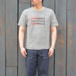 画像7: BARNS OUTFITTERS (バーンズアウトフィッターズ) "STANDARD" TSURI-AMI Crew Print T-Shirt (吊り編みクループリントTシャツ)"CALIFORNIA" / Grey (グレー) (7)
