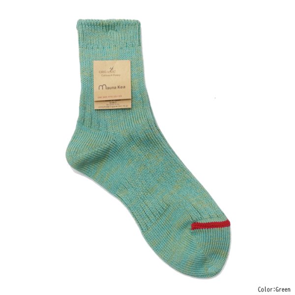 画像5: Mauna Kea（マウナケア）リブオーガニックコットンソックス ”レディース” /  5Colors（全5色展開）※3足までメール便発送可※ (5)