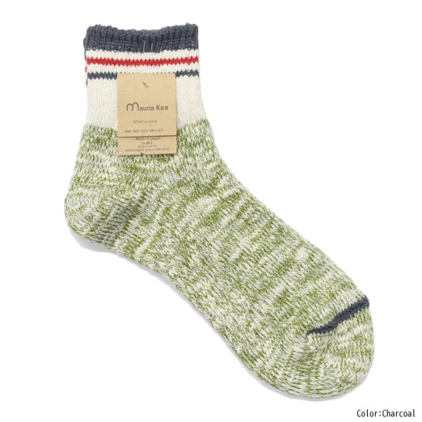 画像2: Mauna Kea(マウナケア)スラブネップ トップラインソックス  / 5Colors(全5色展開) ※3足までメール便発送可 (2)