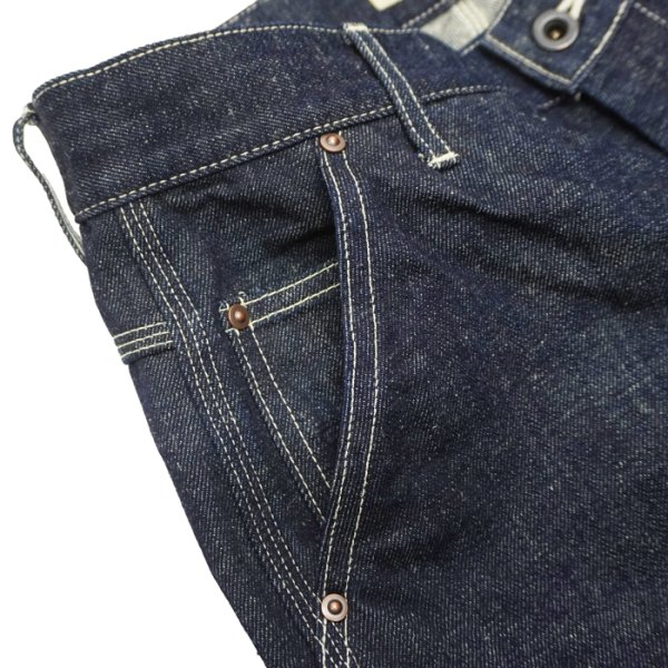 画像7: F.O.B FACTORY(エフオービーファクトリー)DENIM WORK PANTS(デニムワークパンツ)”Hemp Denim" / Indigo(インディゴ)【裾上げ無料】 (7)