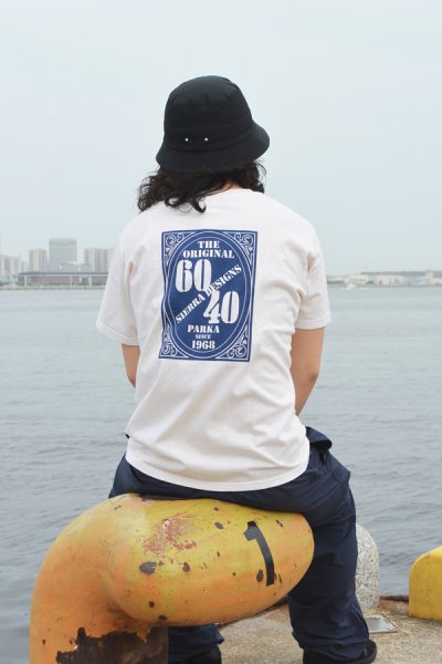 画像13: SIERRA DESIGNS(シエラデザイン)60/40 1st LOGO POCKET CREW TEE(60/40 ファーストロゴポケットTシャツ)"Made by Good On" / Navy(ネイビー)・Natural(ナチュラル) (13)