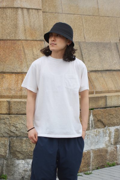 画像12: SIERRA DESIGNS(シエラデザイン)60/40 1st LOGO POCKET CREW TEE(60/40 ファーストロゴポケットTシャツ)"Made by Good On" / Navy(ネイビー)・Natural(ナチュラル) (12)