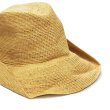 画像2: DECHO（デコー）RIFFA CRASH HAT（ラフィア クラッシュハット）/ Natural（ナチュラル） (2)