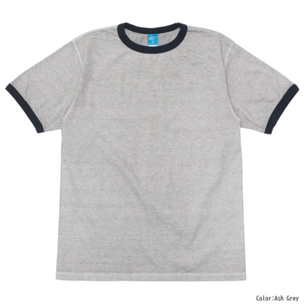 画像3: Good On(グッドオン)Short Sleeve Black Ringer Tee(ショートスリーブ ブラックリンガーTシャツ)"Reactive Dye" / Ajisai(アジサイ)※サイズLのみ (3)