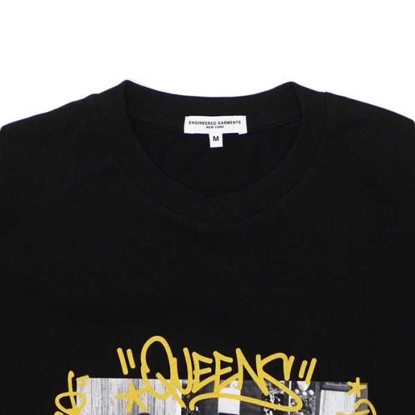 画像3: 【PointUp10%11/10迄】ENGINEERED GARMENTS(エンジニアードガーメンツ)QUEENS 1998 TEE(クイーンズ 1998 Tシャツ)"Collaboration by EXPANSION NY"/ Black(ブラック) (3)