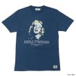 画像2: free rage（フリーレイジ）リサイクルコットンプリントTee / Sumi（スミクロ）・Navy（ネイビー） (2)