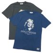 画像1: free rage（フリーレイジ）リサイクルコットンプリントTee / Sumi（スミクロ）・Navy（ネイビー） (1)