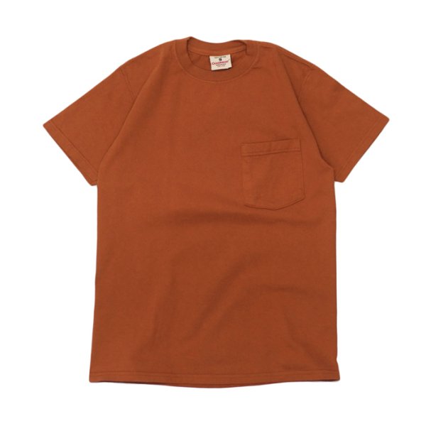 画像1: Goodwear（グッドウェア）Short Sleeve Crew Neck Pocket Tee（ショートスリーブクルーネックポケットT）/ Caramel Brown（キャラメルブラウン） (1)