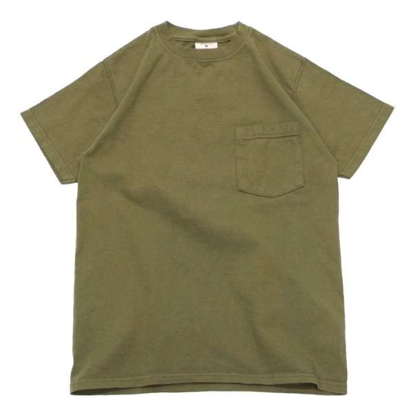画像1: Goodwear（グッドウェア）Short Sleeve Crew Neck Pocket Tee（ショートスリーブクルーネックポケットT）/ New Olive（ニューオリーブ） (1)