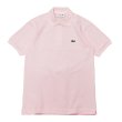 画像1: LACOSTE（ラコステ）Classic Fit Pique Polo Shirt（クラシックフィットピケポロシャツ）"Imported from France" / Flamant（フラミンゴ） (1)