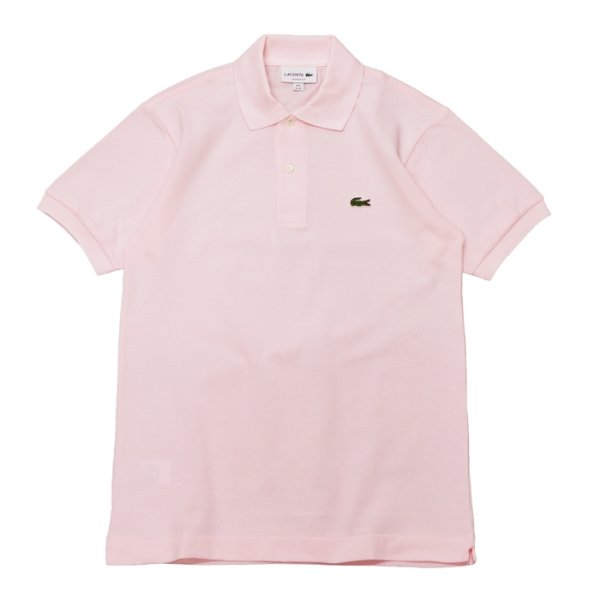 画像1: LACOSTE（ラコステ）Classic Fit Pique Polo Shirt（クラシックフィットピケポロシャツ）"Imported from France" / Flamant（フラミンゴ） (1)
