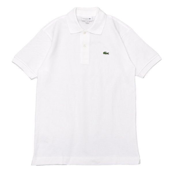 画像1: LACOSTE（ラコステ）Classic Fit Pique Polo Shirt（クラシックフィットピケポロシャツ）"Imported from France" / White（ホワイト） (1)