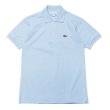 画像1: LACOSTE（ラコステ）Classic Fit Pique Polo Shirt（クラシックフィットピケポロシャツ）"Imported from France" / Sax Blue（サックスブルー） (1)